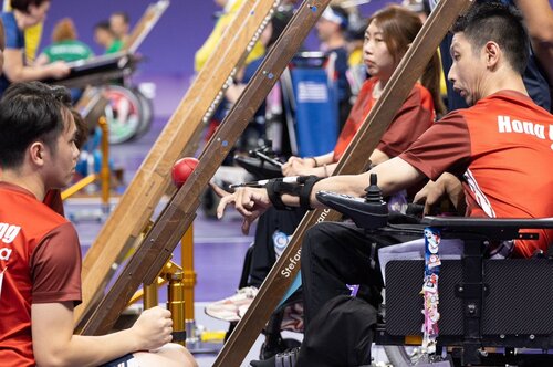 Crowning glory! Congratulations to Ho Yuen-kei and Tse Tak-wah on clinching the gold medal for Hong Kong, China at the #ParisParalympicGames, winning the boccia mixed pairs BC3 final. Three cheers for the champions!  Courtesy of China Hong Kong Paralympic Committee  #hongkong… https://t.co/gEA48YAZ6C https://t.co/DCv7elaVMa