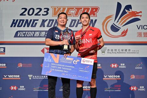 👏Kudos to our badminton 🏸 heroes! Mixed Doubles duo 鄧俊文 Tang Chun Man  and 謝影雪 Tse Ying Suet clinched a history silver medal at the VICTOR Hong Kong Open 2023 (Sep 12 – 17), narrowly losing to China in the final! It was also a big event for Indonesia with Jonatan Christie winning the men's singles crown while the Rahayu/Ramadhanti pairing took the women's double title. Elsewhere, the women’s singles and men’s doubles titles went to Japan’s Akane Yamaguchi and Denmark’s Astrup/Rasmussen respectively. As VICTOR Hong Kong Open 2023, a Paris 2024 qualifier, concluded, we wish all players a successful build-up to next year's Olympic Games! 💪  香港羽毛球總會 Hong Kong Badminton Association  BWF — Badminton World Federation    #hongkong #brandhongkong #asiasworldcity #sportshk #VICTORHKOPEN2023 #badminton