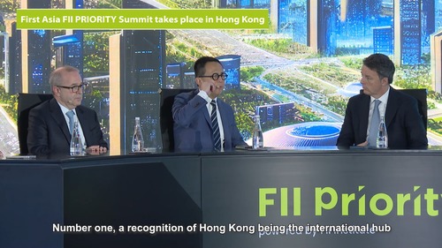 Unleashing investment potential! In a first for Asia, Hong Kong hosted the Future Investment Initiative (FII) PRIORITY Summit (Dec 7-8), gathering investors and leaders from around the world to address global challenges and the mobilisation of investment as a force for good. Organised by the Saudi-based FII Institute, the successful hosting of the Summit demonstrated the city's positioning as a #GreenTech and #GreenFi centre, as well as the huge potential to work with partners in the Middle East.  Acknowledgement:  RTHK 香港電台    #hongkong #brandhongkong #asiasworldcity #FinancialServices #FIIPRIORITYSummit #FII #MiddleEast