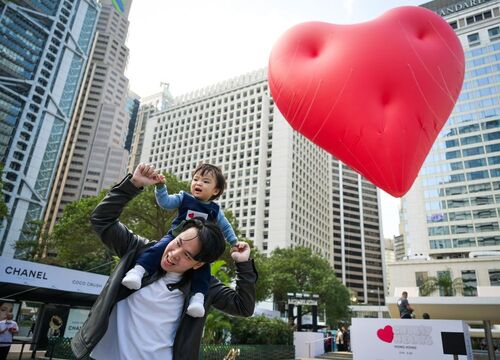 Love is all around us! Created by acclaimed UK designer Anya Hindmarch and presented in Asia for the first time by Hong Kong Design Centre 香港設計中心, the #ChubbyHearts installation launched today (Feb 14) and will appear at locations across the city until Feb 24, to celebrate the season of romance with one and all! Happy Valentine's Day.❤️  #hongkong #brandhongkong #asiasworldcity #megaevents #megaHK #CHUBBYheartsHK #CHUBBYhearts #HongKongDesignCentre #HKDC #MegaACEFund