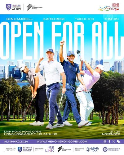 Tee time! The LINK Hong Kong Open (Nov 21-24) is set to return to The Hong Kong Golf Club with a scintillating line-up of top players, including fan favourite Justin Rose, defending champion Ben Campbell, Major winners Martin Kaymer and Patrick Reed, rising star Tom Kim from South Korea and local hero Taichi Kho. This 63rd edition of the historic tournament offers a prize purse of US$2 million and a pathway to the LIV Golf League as well as four days of top class sporting action in Asia’s events capital!  https://thehongkongopen.com/ Golf Association of Hong Kong, China  Hong Kong Golf Club - Official   #hongkong #brandhongkong #asiasworldcity #HKOpen #Golf #InternationalSeries #megaevents #megaHK