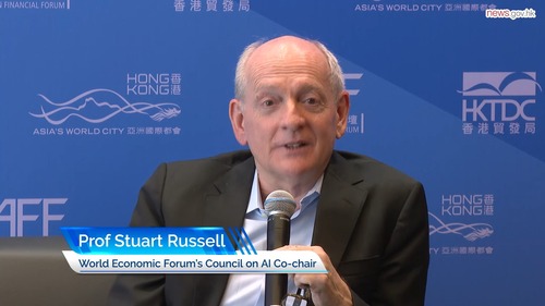 Eminent academic highlights Hong Kong’s edge in the AI thrust. Delivering a keynote address at the recent Asian Financial Forum in Hong Kong (Jan 13-14), Prof Stuart Russell, Co-chair of the World Economic Forum’s Council on AI, shared his insights on how AI could become a new engine for global economic growth, underlining Hong Kong’s advantages in the form of advanced research institutes and talent. Watch highlights.   https://www.news.gov.hk/eng/2025/01/20250114/20250114_193041_755.html  Video: news.gov.hk  #hongkong #brandhongkong #asiasworldcity #financialservices #HKTDC #AsianFinancialForum #AFF2025 #megaevent #megaHK