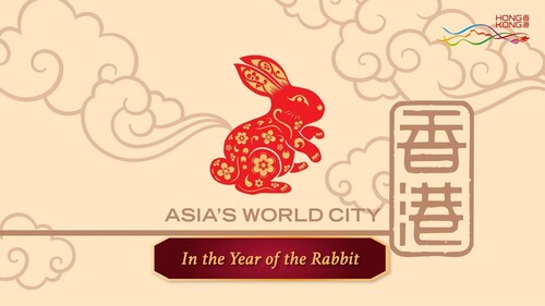 PULL A BUNNY OUT OF THE HAT –  IT’S THE YEAR OF THE RABBIT! 🐇✨🎊  𝗞𝘂𝗻𝗴 𝗛𝗲𝗶 𝗙𝗮𝘁 𝗖𝗵𝗼𝗶 (Good Luck and Good Fortune) to all our friends! 🧧   Today (Jan 22) marks the beginning of an auspicious Chinese New Year (CNY), and a two-week long festivity which observes long-held tradition and generations-old rituals. After a sumptuous family reunion dinner last night (CNY eve), it is time to visit friends and relatives exchanging new year greetings and red packets "laisees"(or by electronic transmission these days). Here are some of the practices that are meant to bring good fortune and good health in the coming days:   𝟭𝘀𝘁 𝗗𝗮𝘆 (𝗝𝗮𝗻 𝟮𝟮) Visit other family members, starting from the oldest and most senior members of the family; hand out red packets to children; and have meatless dishes or go vegetarian.   𝟮𝗻𝗱 𝗗𝗮𝘆 (𝗝𝗮𝗻 𝟮𝟯) Visit the mother’s side of the family.   𝟯𝗿𝗱 𝗗𝗮𝘆 (𝗝𝗮𝗻 𝟮𝟰) Inauspicious for visits as tradition has it that people are prone to quarrelling on that day. Some locals prefer to go to temples to pick fortune sticks and buy miniature windmills for good fortune.  𝟳𝘁𝗵 𝗗𝗮𝘆 (𝗝𝗮𝗻 𝟮𝟴) On this day deemed to be the day when human beings were created, for those who hope for promotion and advances in their careers, legend has it that having a bowl of “jidi congee” will help.   𝟭𝟱𝘁𝗵 𝗗𝗮𝘆 (𝗙𝗲𝗯 𝟱) Also called Lantern Festival, the day is more interesting when it goes into the night. Public parks and shopping malls will be decorated with colourful lanterns, often with riddles written on them. People eat small glutinous rice balls or "tangyuan" which symbolises wholeness and unity of the family.   #hongkong #brandhongkong #asiasworldcity #festivalshk #chinesenewyear