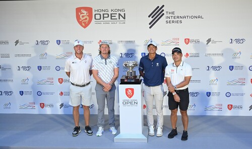 Back in full swing! ⛳  The Hong Kong Open (Nov 9-12) returns this week after a 4-year hiatus, featuring a star-studded line-up of 132 golfers including 2022 British Open champion Cameron Smith, LIV Golf League star Talor Gooch, 2018 Masters winner Patrick Reed and local hero Taichi Kho. At stake is a share of the US$2 million prize pool as well as the chance to join a prestigious list of former winners of the Hong Kong Open, the city’s longest-running professional sporting event. Read more: thehongkongopen.com  @thehkopen #HKO2023  📸 Eyes on the championship! (From left) Talor Gooch, Cameron Smith, Taichi Kho and Miguel Tabuena are ready to light up the Hong Kong Golf Club Composite Course.  【強勢回歸】睽違4年，香港高爾夫球公開賽將於本周（11月9至12日）重臨香港哥爾夫球會粉嶺球場！今屆盛事雲集世界知名高球手如2022年英國公開賽冠軍史密夫（Cameron Smith）、LIV 高爾夫聯賽個人賽季總冠軍古奇（Talor Gooch）、2018年美國大師賽冠軍列特（Patrick Reed）及本地新星許龍一（Taichi Kho）等132位國際球手同場較勁，爭奪高達200 萬美元的賽事總獎金，並躋身此備受推崇、香港歷史最悠久職業體育賽事的冠軍球手之列。  📸 群星爭奪！（左起）古奇、史密夫、許龍一及塔布埃納已準備就緒，以精彩球技閃耀香港哥爾夫球會複合球場。  #hongkong #brandhongkong #asiasworldcity #HKOpen #CameronSmith #TalorGooch #PatrickReed #TaichiKho #InternationalSeries #sportsevents #dynamichk #香港 #香港品牌 #亞洲國際都會 #香港高爾夫球公開賽 #史密夫 #古奇 #列特 #許龍一 #亞洲賽國際系列賽 #體育賽事 #活力澎湃