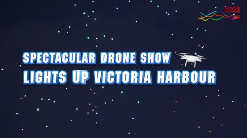 Spectacular drone show lights up the sky! A “Charming Hong Kong” event saw flying dragon, phoenixes, brilliant neon signs and the iconic skyline of Victoria Harbour illuminating Wan Chai Harbourfront on Jan 28. 🌃✨ Hong Kong will stage over 80 mega events in the first half of 2024.   Follow @brandhongkong website for more: https://www.brandhk.gov.hk/en/mega-events/mega-events  #hongkong #brandhongkong #asiasworldcity #CharmingHongKong #droneshow #DayandNightVibes