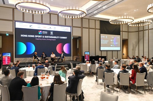Organised by Hong Kong China Rugby, the inaugural Hong Kong Sport & Sustainability Summit (Apr 3) brought together thought leaders and sports experts to drive positive change through the power of sport in the community. 💡 A highlight session of the summit was “Value of Sport Lunch,” featuring world-renowned athletes and rugby legends such as Huriana Manuel-Carpenter, Schalk Burger, and Sean Fitzpatrick on how sport can positively change the world. 💪  由中國香港欖球總會主辦的首屆「香港體育與可持續發展高峰會」（4月3日）匯聚了思想領袖和體育專家，透過體育的力量推動社會的正面改變💡。峰會的重點環節「體育的價值午餐會」，由世界知名運動員及欖球傳奇人物如Huriana Manuel-Carpenter、Schalk Burger及Sean Fitzpatrick分享體育如何積極改變世界。💪  Photo / 相片： Hong Kong China Rugby 中國香港欖球總會 @hkrugby   #hongkong #brandhongkong #asiasworldcity #HKSSS #sustainability #sustainabilityinsport #RugbyForGood #香港 #香港品牌 #亞洲國際都會 #體育與可持續發展 #橄欖成長基金