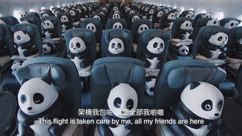 Come and enjoy a “PANDASTIC” Hong Kong🐼! See how 2,500 cute panda sculptures and their new member, PANDA GO! Guide, enjoyed their flight to Hong Kong yesterday (Dec 2), accompanied by celebrities @kootinlok_louis and @charmaine_sheh before landing at Hong Kong International Airport. The VIP (Very Important Panda) visitors are now gearing up to waddle their way to the Avenue of Stars in Tsim Sha Tsui this Saturday (Dec 7) for their first public display. See you there🥳!  召集世界好友，暢遊香港🐼！2,500隻大熊貓雕塑和新熊貓導遊PANDA GO! Guide昨日（12月2日）在著名演員古天樂及佘詩曼陪同下抵達香港國際機場。約定你今個星期六（12月7日），首個公眾展覽——星光大道見🥳！  🎥: @pandago_fest @arr.allrightsreserved   #hongkong #brandhongkong #asiasworldcity #panda #PANDAGOFESTHK #megaevents #megaHK #香港 #香港品牌 #亞洲國際都會 #大熊貓 #盛事之都 #盛事香港