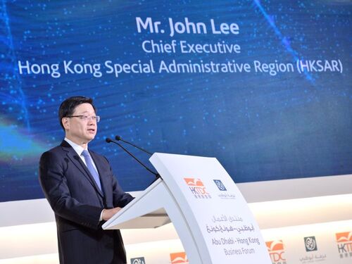 In the United Arab Emirates (UAE), Hong Kong's largest market in the Middle East, HKSAR Chief Executive John Lee, promoted Hong Kong’s unique advantages for Abu Dhabi enterprises (Feb 7). Mr Lee urged the UAE business community to explore how Hong Kong's role as an international financial centre and the world's largest offshore Renminbi business hub can propel their participation in the Belt and Road Initiative. MOUs were also signed between the Abu Dhabi Chamber of Commerce and Industry and the Federation of Hong Kong Industries and the Hong Kong Trade Development Council to boost bilateral co-operation in industry, commerce and trade.  https://lnkd.in/gXFppjjM    #hongkong #brandhongkong #asiasworldcity #UAE #BusinessOpportunities #BeltandRoad