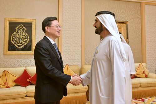 Hong Kong and Dubai, two of the world's most dynamic cities, are set for a new chapter of I&T collaboration following HKSAR Chief Executive John Lee's visit to the United Arab Emirates. In a meeting with the Vice-President, Prime Minister of the UAE and the Ruler of Dubai, HH Sheikh Mohammed bin Rashid Al Maktoum on Feb 9, Mr Lee briefed him on the latest developments in HK, including the support that HK can provide for major infrastructure projects, ranging from financing to design to professional services. Mr Lee also witnessed the signing of an MOU between Cyberport Hong Kong and the DUBAI FUTURE FOUNDATION on tech co-operation.   https://lnkd.in/g2uAahv2   #hongkong #brandhongkong #asiasworldcity #UAE #BusinessOpportunities 