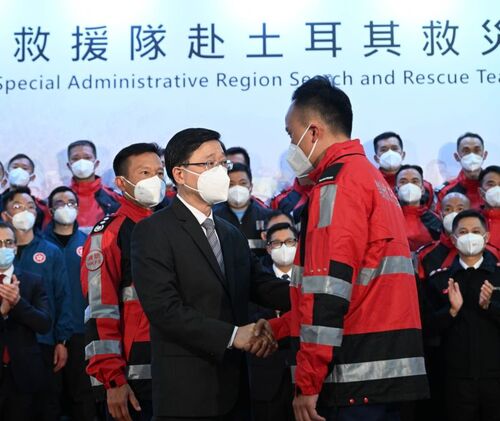Hong Kong, China's search and rescue team comprising 59 members from the fire services has fully achieved their mission in quake-hit Türkiye, and returned home to a heroic welcome on Feb 17. The first time joining the national mission team as well as the international rescue efforts after the devastating earthquake on Feb 6, the Hong Kong team swung into action despite the frigid weather as soon as they arrived on Feb 8. They successfully saved and pulled 4 survivors from the rubble, and found 6 bodies in the nine-day mission.  https://lnkd.in/gjGqnfnE   Photos 2-4: Fire Services Department   #hongkong #brandhongkong #asiasworldcity #rescue #FSD #Türkiye #Syria