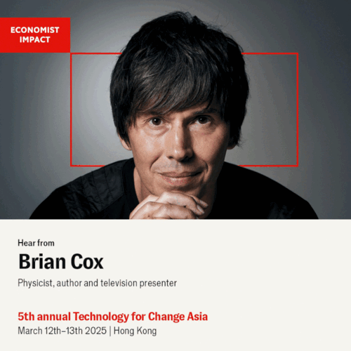 Technology for Change Asia is coming to Hong Kong for the second time (Mar 12-13), featuring about 70 technology pioneers and policymakers. High-level speakers include Professor Brian Cox, renowned physicist, author, and television presenter, Yan Xie, chief technology officer, Li Auto and more. Organised by Economist Impact, this annual event brings together 500 solutions-oriented leaders from Asia and beyond to explore hot topics such as AI, quantum computing, web 3.0, and the role of the Greater Bay Area in leading technological innovation.  Learn more: https://lnkd.in/gjAAB3ag  Photo: Economist Impact events  #hongkong #brandhongkong #asiasworldcity #megaevents #megaHK #EconTechforChange #TheEconomist #Technology #Innovation